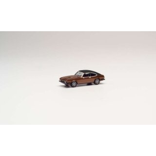 *Herpa 430807 Ford Capri II mit Vinyldach, braunmetallic  Maßstab 1:87