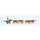 Preiser 10159 Langhornrinder, Cowboy zu Pferd Spur H0
