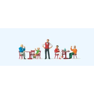Preiser 10786 Im Bistro  Maßstab 1:87