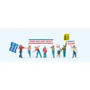 Preiser 10787 Demonstranten  Maßstab 1:87