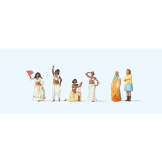 Preiser 24769 Orientalische Tänzerinnen, Zuschauer  Maßstab 1:87