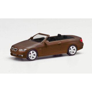Herpa 033763-002 BMW 3er Cabrio, marrakesh braun metallic  Maßstab 1:87