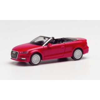 Herpa 038300-002 Audi A3 Cabrio, tangorot metallic  Maßstab 1:87