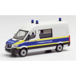 Herpa 095563 MB Sprinter`13 Halbbus, Kriminalpolizei Brandenburg  Maßstab 1:87