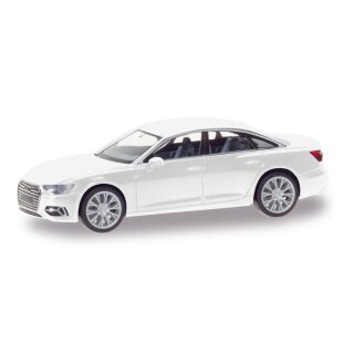 *Herpa 420297-002 Audi A6 Limousine, ibisweiß  Maßstab 1:87