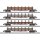 Trix T15484 Güterwg.-Set Stahltransport, DB, Ep.IV  Spur N