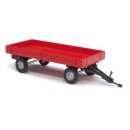 Busch 59948 Anhänger Gummiwagen, rot  Maßstab...