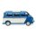 Wiking 033402 DKW Schnelllaster Bus, blau/perlweiß  Maßstab 1:87