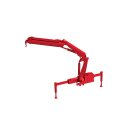 Herpa 054126 Hiab Ladekran X-HIPRO 232 E3 mit Haken, rot...