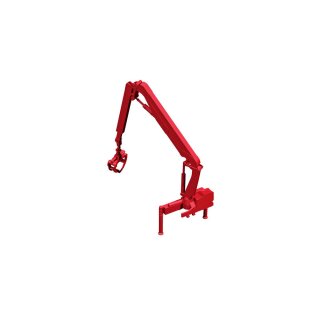 Herpa 054157 Hiab Ladekran X-HIPRO 232 E-3  für Langholztransporter, rot  Maßstab 1:87