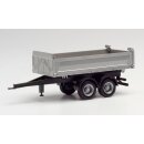 Herpa 076975 Tandem-Baukipper-Anhänger, Meiller,...