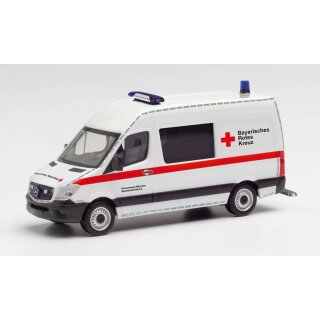 Herpa 095631 MB Spr`13 Halbbus, BRK München/Katastrophenschutz  Maßstab 1:87