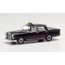 Herpa 095686 MB 200 Heckflosse, Taxi, schwarz...