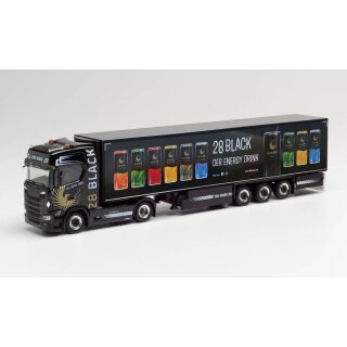 *Herpa 312509 Scania CS20 HD Kühlkoffer-Sattelzug, TSU Bode / 28 Black  Maßstab 1:87