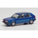 Herpa 430838 VW Golf II GTI mit Sportfelgen, blaumetallic...