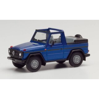 *Herpa 430845 MB G-Modell Cabrio, hellblau metallic Maßstab 1:87