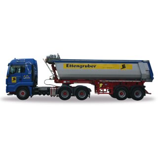 Herpa 942805 MAN TGS LX Thermomulden-Sattelzug, Ettengruber  Maßstab: 1:87