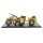IXO 24130-B Motorrad BMW R75 mit Panzerfaust 30, Afrikakorps, sandbeige  Maßstab 1:24