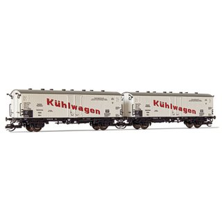 Arnold  HN9721  2-tlg. Ferryboot Kühlwagen-Set Gfhks Saarbrücken, Kühlwagen, DRG, Ep.II  Spur TT