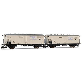 Arnold  HN9724 2-tlg. Ferryboot Kühlwagen-Set Icfrs, Interfrigo, DB, Ep.IV  Spur TT