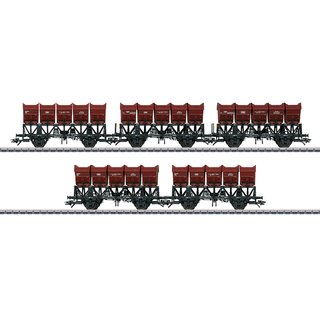 *MÄRKLIN 46353 Muldenkippwagen-Set, DB, Ep. IV  Spur H0