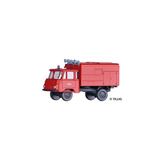 Tillig 19036 LKW Robur LO 1801 Kofferaufbau, Feuerwehr Kommandowagen  Maßstab 1:120