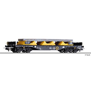 Tillig 76781 Flachwagen Sgmmns 4505, On Rail GmbH/Beladung Ep.VI