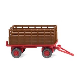 Wiking 038404 Landwirtschaftlicher Anhänger, rehbraun  Maßstab 1:87