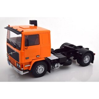 KK Scale RK180035 Volvo F10 Zugmaschine 1977, orange/black mit Deutrans Decals  Maßstab 1:18