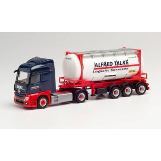 Herpa 312868 MB A`18 StSp 2.3 Swapcontainer-Sattelzug, Alfred Talke  Maßstab 1:87