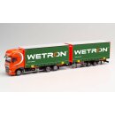 Herpa 312912 DAF XF SSC E6 Volumen-Hängerzug, Wetron...