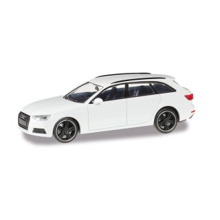 Herpa 420884 Audi A4 Avant Black Edition, alpinweiss  Maßstab 1:87