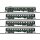 Trix T15015 Personenwagen Set Eilzugwagen DB Ep.III 4-teilig  Spur N