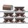 Trix T15536 Seitenentladewagen-Se,t DB, Ep.IV  Spur N