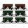 Trix T24169 Schwenkdachwagen-Set, CD, Ep.VI  Spur H0