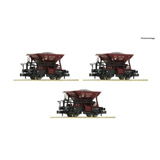 Fleischmann 822706 3-teiliges Set Talbot Schotterwagen, DRG, Ep.II  Spur N