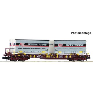 Fleischmann 825056 Taschenwagen T3 mit 2 Wechselpritschen, AAE, Ep.VI  Spur N