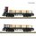 Fleischmann 828507 2-teiliges Set, DRG, Ep.II Rungenwagen mit Holzpfosten  Spur N