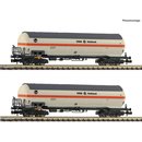 Fleischmann 849101 2er Set Druckgaskesselwagen, NS, Ep....