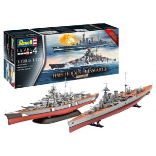 Revell 05174 HMS HOOD vs. BISMARCK- 80th Anniversary  Maßstab 1:700