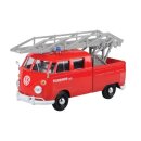 MOTORMAX MOM79584 VW T1 Leiterwagen, rot, Feuerwehr...