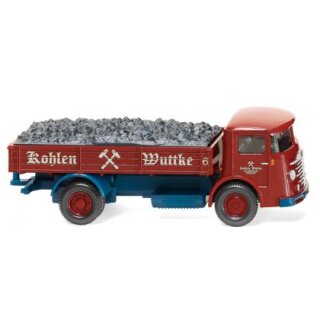 Wiking 047604 Büssing 4500  Pritschen-LKW, Kohlen Wuttke  Maßstab 1:87