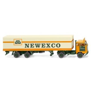 Wiking 054202 Volvo F88 Koffersattelzug, Newexco  Maßstab 1:87
