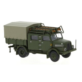 *Brekina 71756 IFA S 4000-1 Bautruppwagen, NVA 1960  Maßstab: 1:87