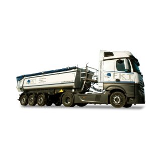 Herpa 943970 Mercedes-Benz BgSp Rundmulden-Sattelzug, FKT  Maßstab 1:87