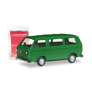 Herpa 013093-003 MiKi VW T3 Bus, Bausatz, minzgrün  Maßstab 1:87