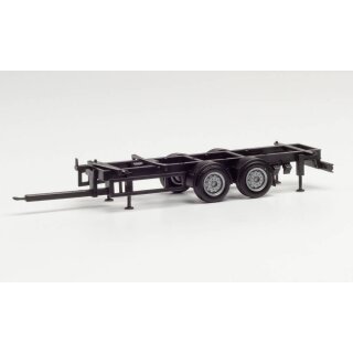 Herpa 085274 TS FG Tandem-Anhänger für 7,82m Wechselaufbauten  Maßstab 1:87
