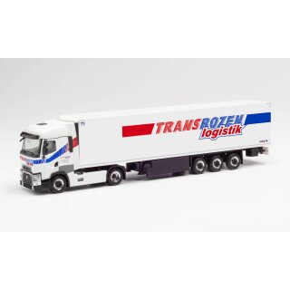 Herpa 312929 Renault T Kühlkoffer-Sattelzug, Transbozen (I)  Maßstab 1:87