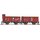 Piko 47032  2er Set Gedeckter Güterwagen G02, FIT, DR, Ep.III  Spur TT