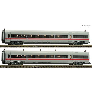 Fleischmann 746402 2-tlg. Set: Ergänzungswagen zum ICE-Triebwagenzug BR 411, DB AG, Ep.VI  Spur N